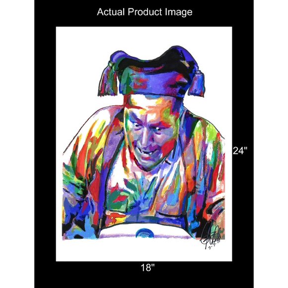 Curly Howard The Three Stooges Slapstick Comedy Poster Print Wall Art 18x24 - Picture 2 of 5